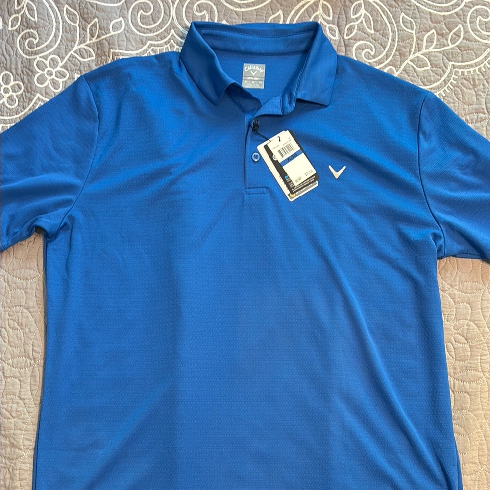 Callaway Men's Blue Polo Shirt
